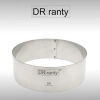 Opaska rant stały obręcz do tortu ciasta forma średnica 24cm wysokość 8cm Dorosiowe Ranty